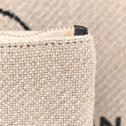 Chanel Mixed Fibers Small Deauville Tote Beige Black 13 of 13