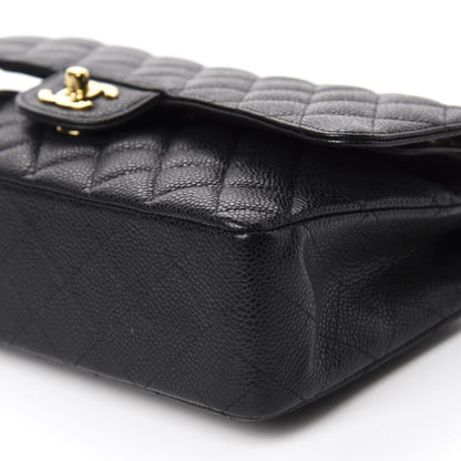 Chanel Caviar Quilted Medium Double Flap Black 7 of 11