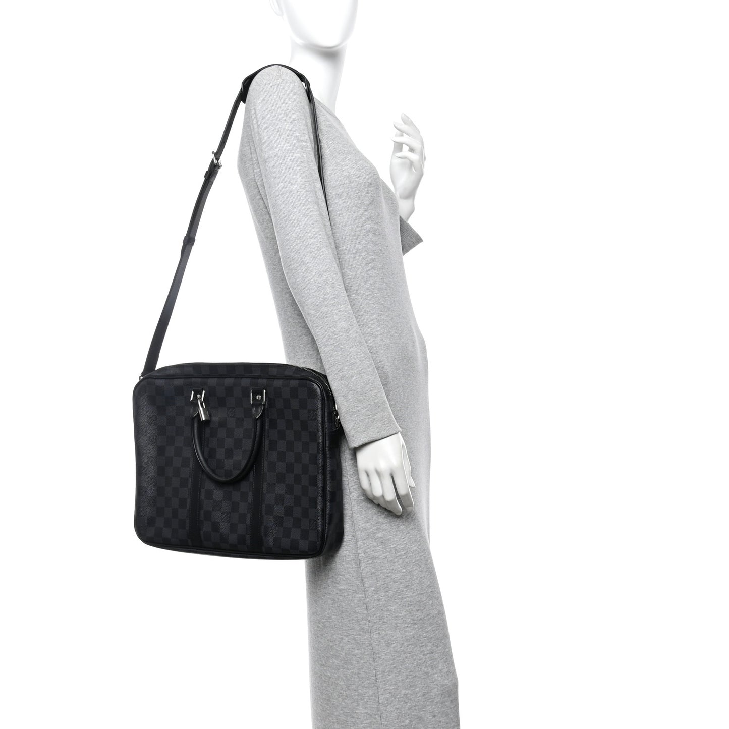 Damier Graphite Porte Documents Voyage PM