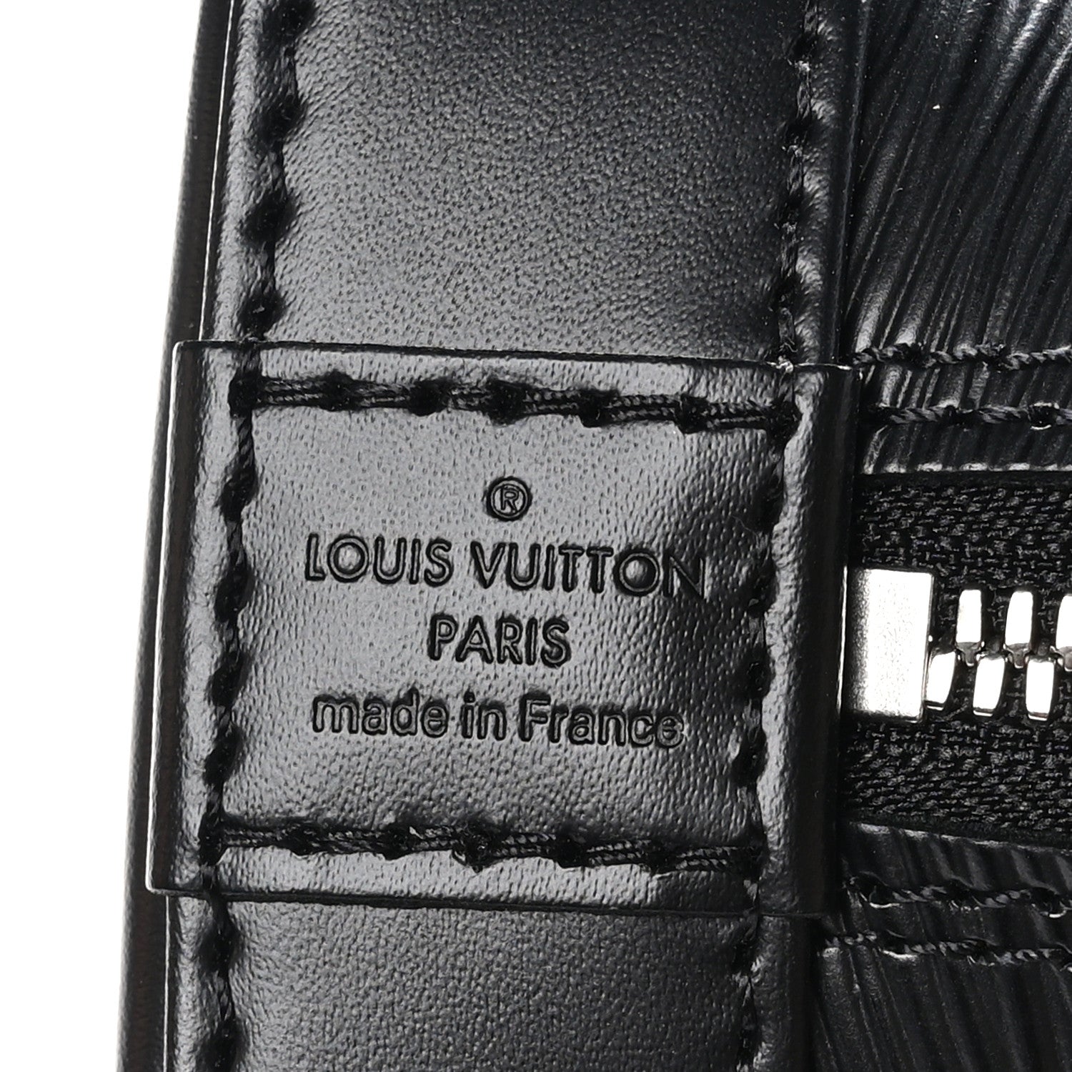 Louis Vuitton Epi Alma BB Black 6 of 10