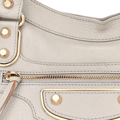 Balenciaga Chevre Gold Metallic Edge Hardware City Gris Glace 10 of 10