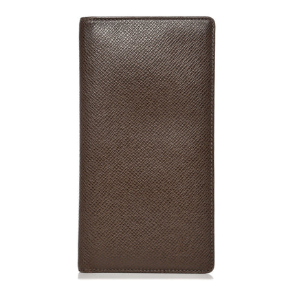 Louis Vuitton Taiga Porte Valeurs Organizer Wallet Grizzli 1 of 9