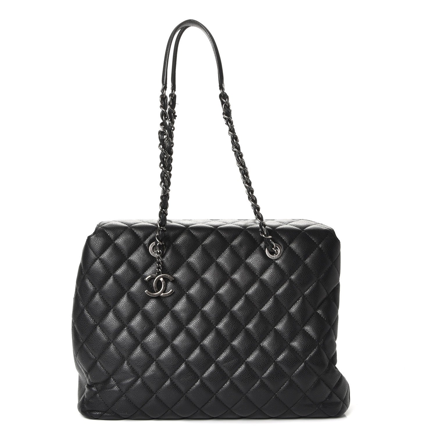 Chanel Caviar Quilted City Shopping Tote Black 1 of 10