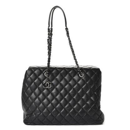 Chanel Caviar Quilted City Shopping Tote Black 1 of 10