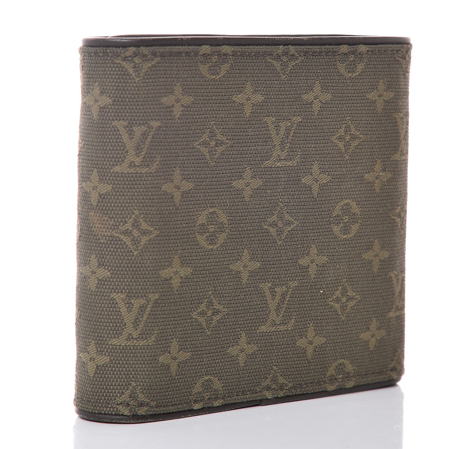 Louis Vuitton Mini Monogram Compact Wallet Kaki 3 of 5