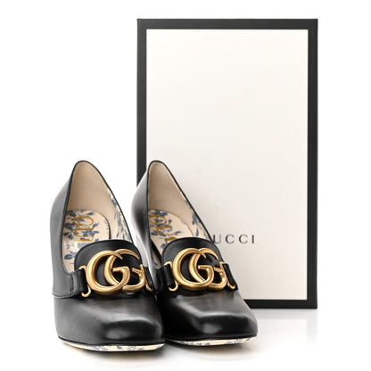 Gucci Malaga Kid GG Victoire 95mm Loafer Pumps 40 Black 12 of 12