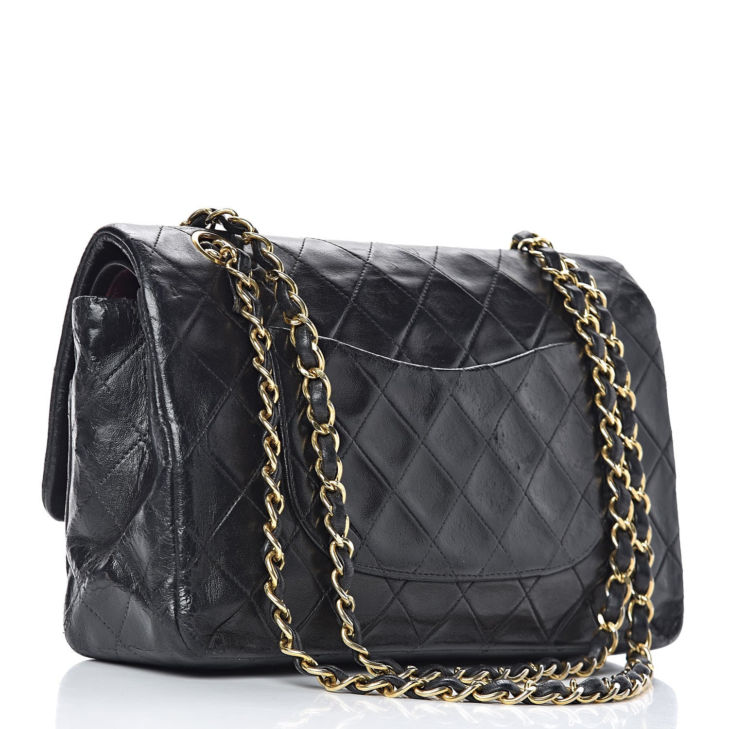 Chanel Lambskin Medium Single Flap Black 4 of 28