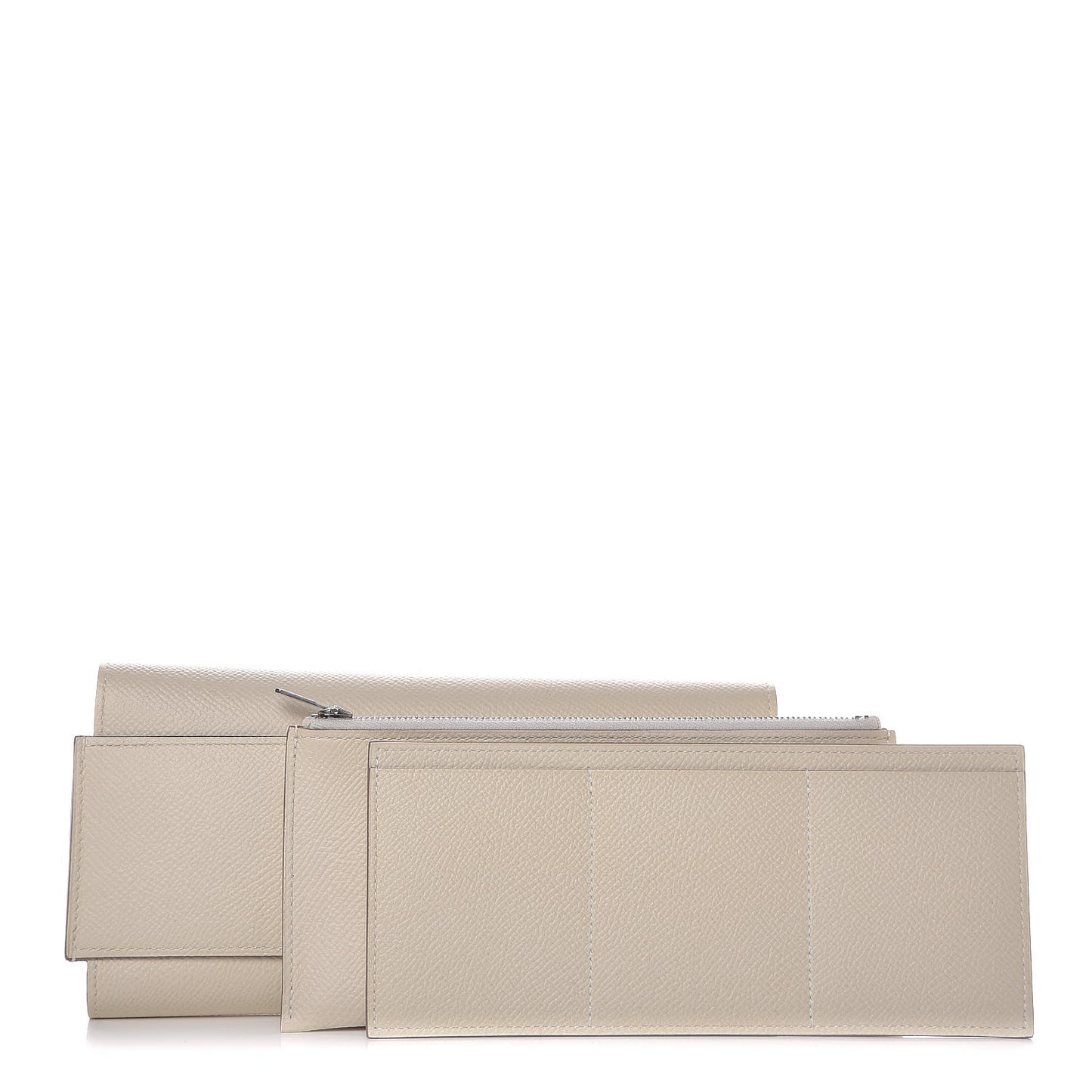 Epsom Passant Long Wallet Craie