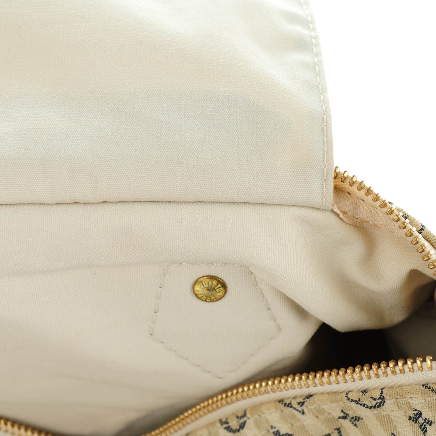 Louis Vuitton Mini Lin Croisette Speedy 30 Blue 7 of 7