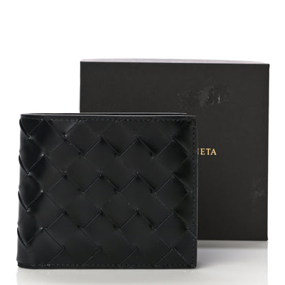 Bottega Veneta Nappa Maxi Intrecciato Bi-Fold Wallet Black 10 of 10