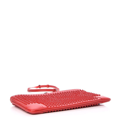 Christian Louboutin Calfskin Spikes Loubiposh Chain Clutch Oeillet 4 of 11