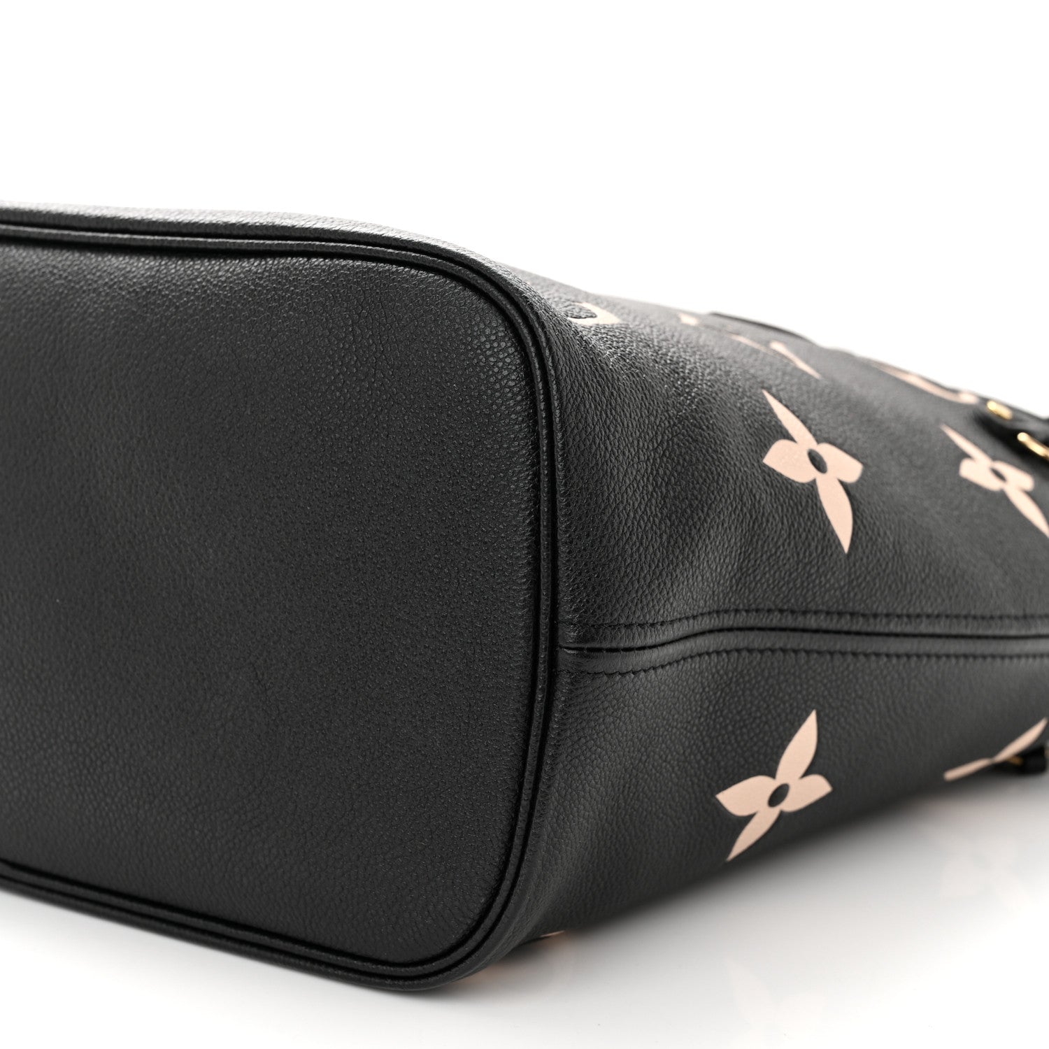 Louis Vuitton LOUIS VUITTON Empreinte Monogram Giant Neverfull MM Black Beige 9 of 9