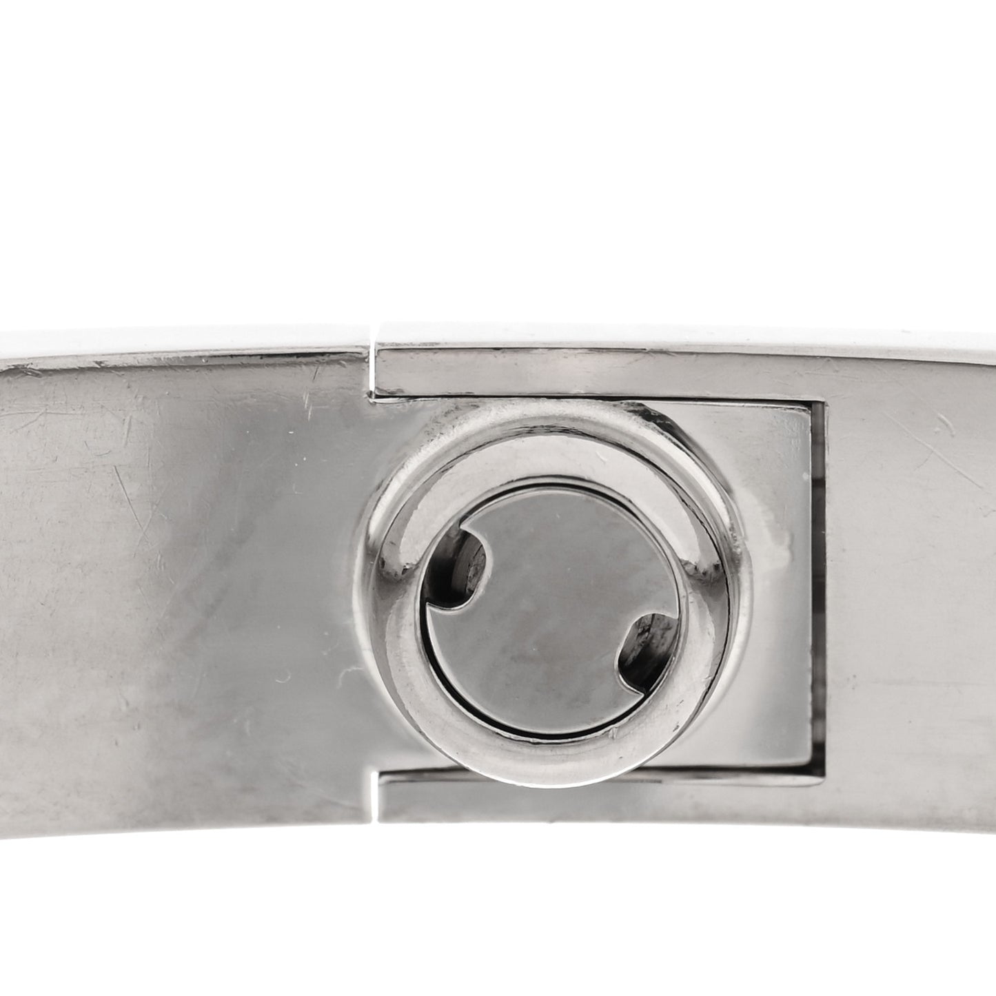 18K White Gold LOVE Bracelet 19