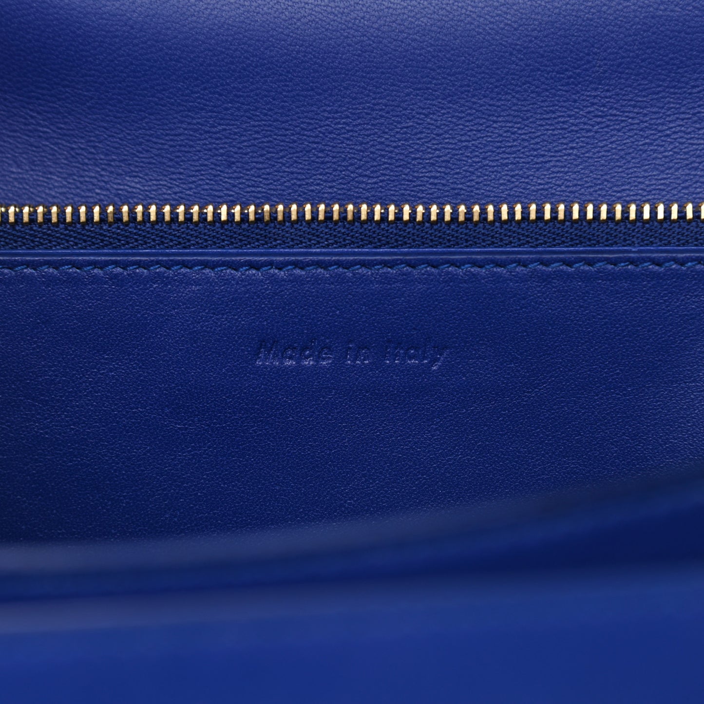Smooth Calfskin Medium Classic Box Flap Bag Indigo