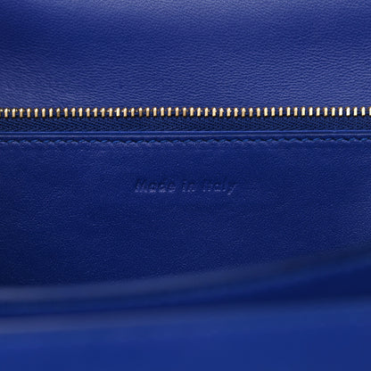Celine Smooth Calfskin Medium Classic Box Flap Bag Indigo 6 of 8