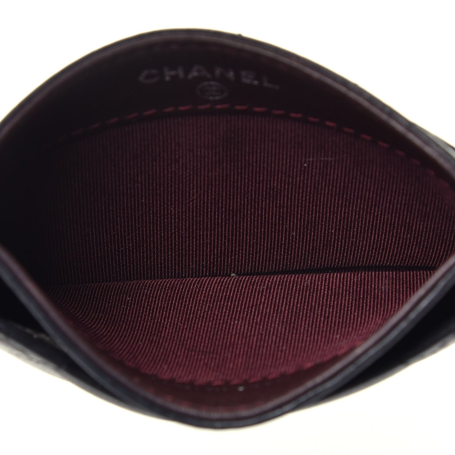 Chanel Lambskin Quilted Card Holder Black 5 of 8