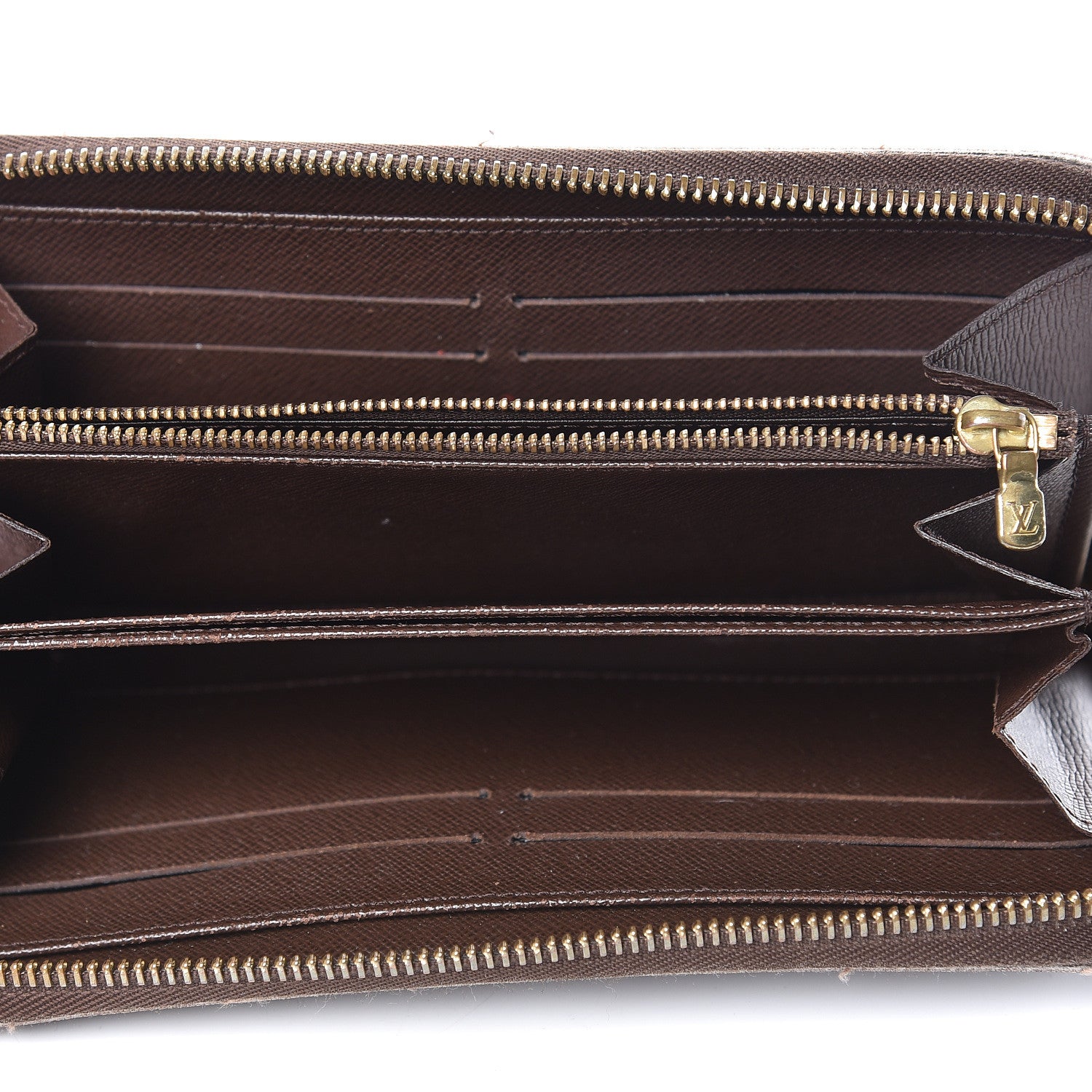 Louis Vuitton Damier Ebene Zippy Wallet 5 of 11