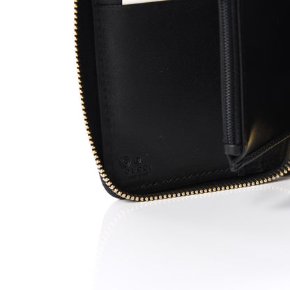 Gucci Soft Microguccissima Zip Around Organizer Wallet Black 9 of 11