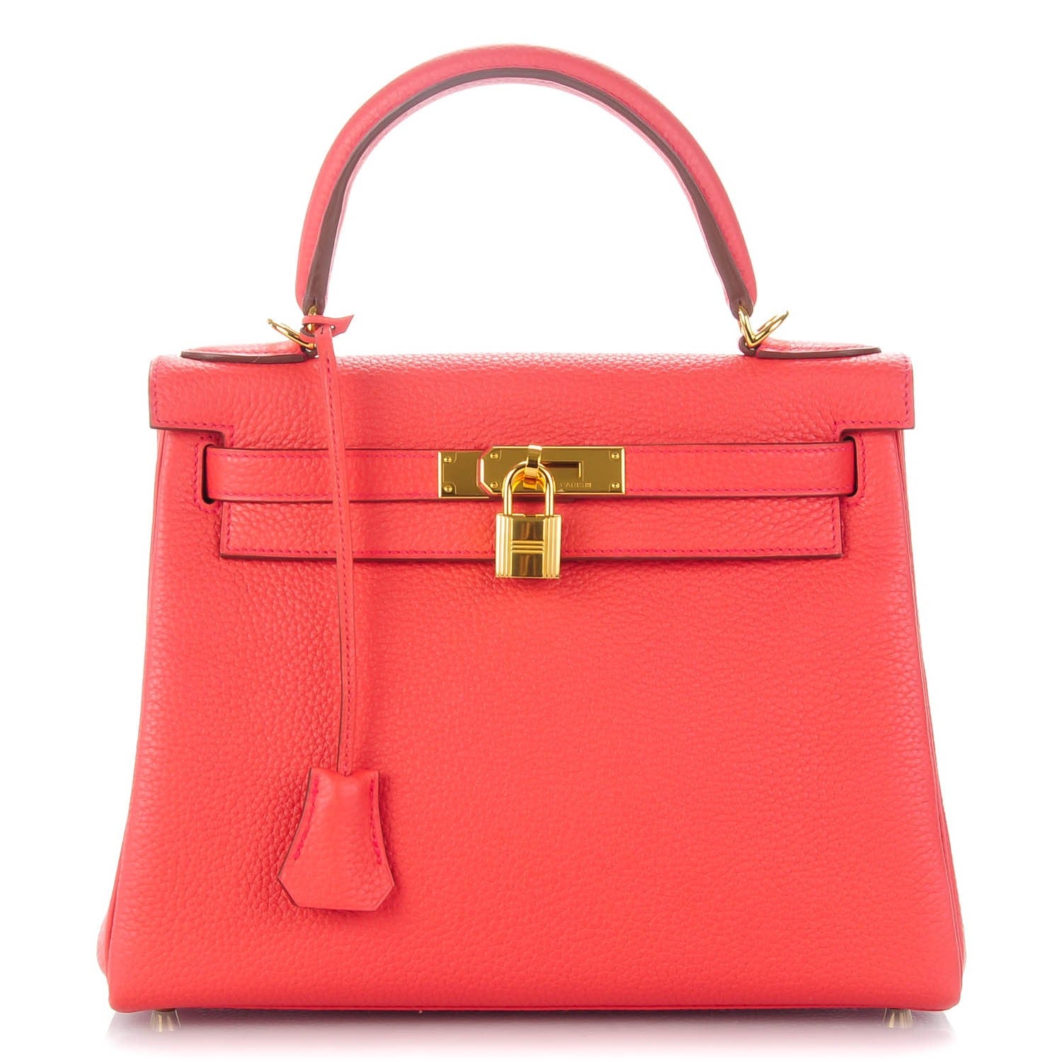 Hermes Taurillon Clemence Kelly Retourne 28 Bougainvillea 1 of 26