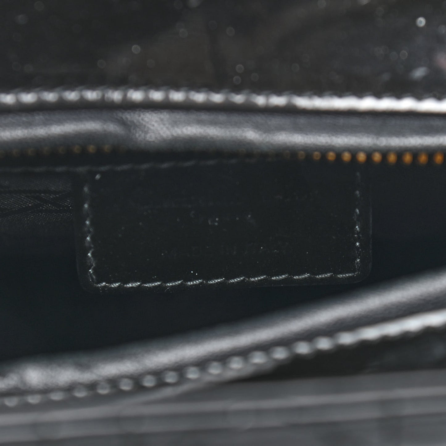 Patent Cannage Medium Lady Dior Black
