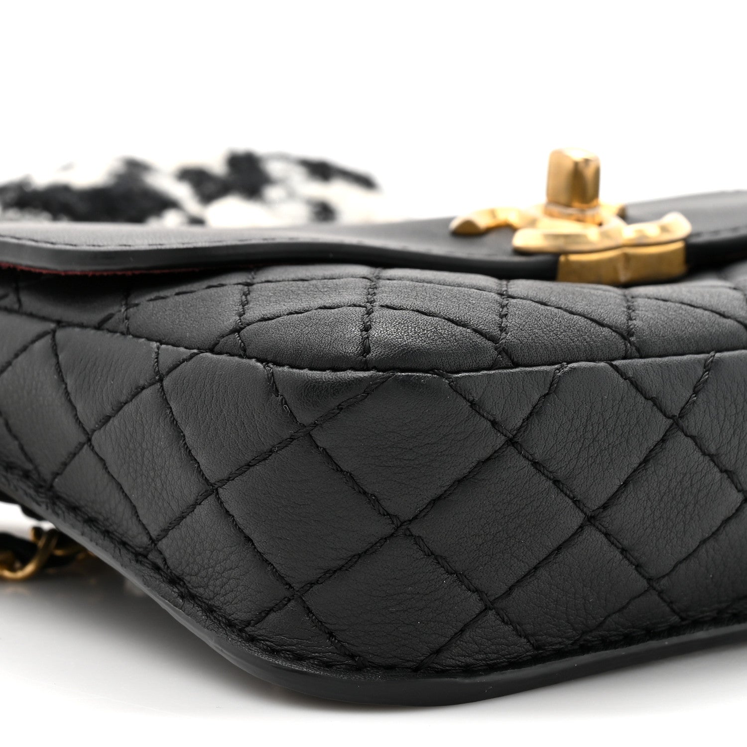 Chanel Calfskin Quilted Multi Pouching Flap And Coin Purse Black 10 of 10