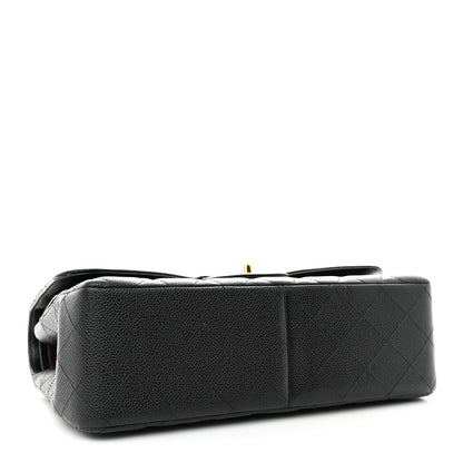Chanel Caviar Quilted Jumbo Double Flap Black 4 of 11