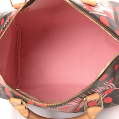 Louis Vuitton Monogram Jungle Dots Speedy 30 Sugar Pink Poppy 5 of 15