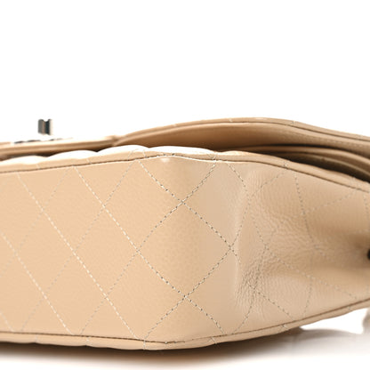 Chanel Caviar Quilted Medium Double Flap Beige 10 of 11