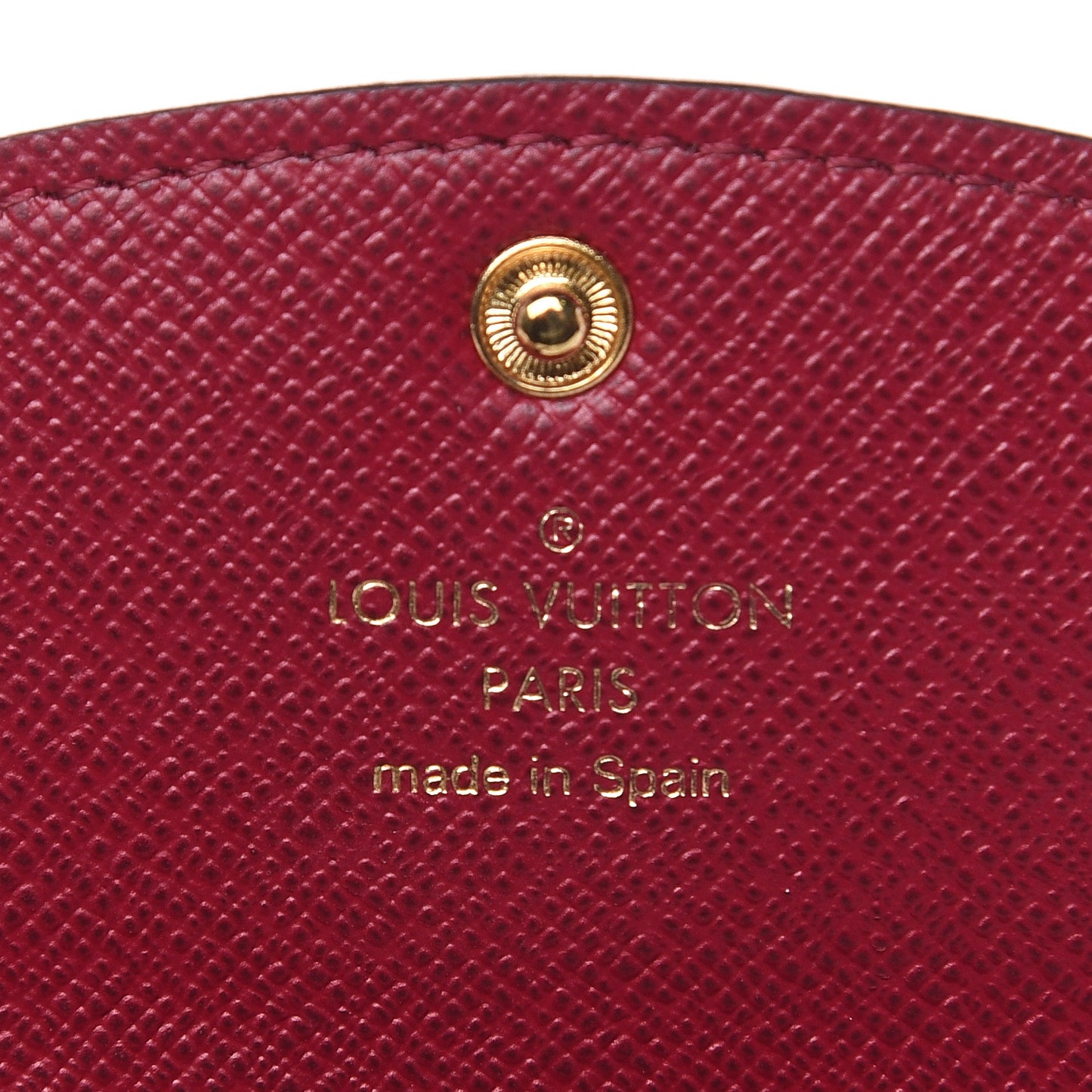 Monogram Rosalie Coin Purse Fuchsia