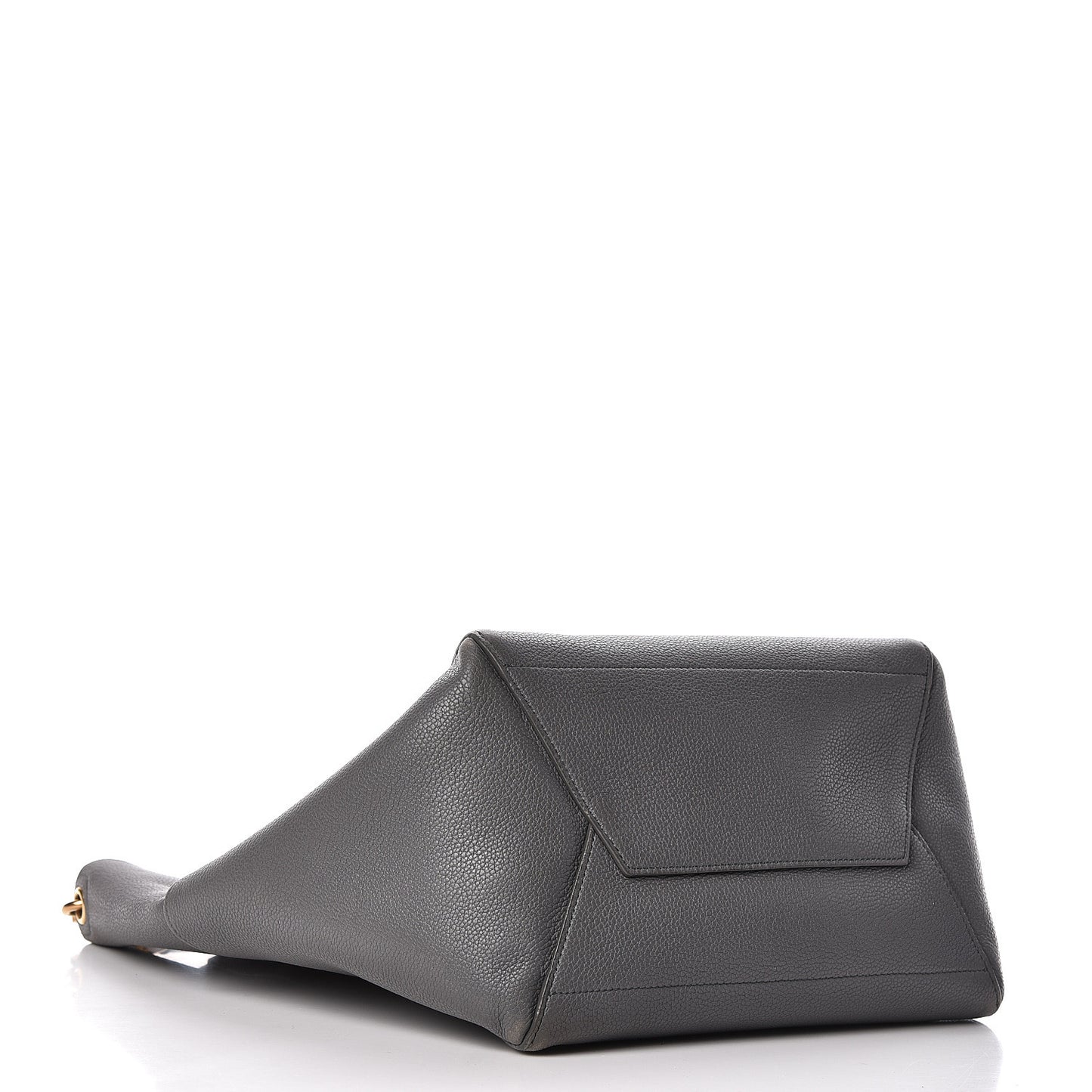 Soft Grained Calfskin Sangle Bucket Bag Storm