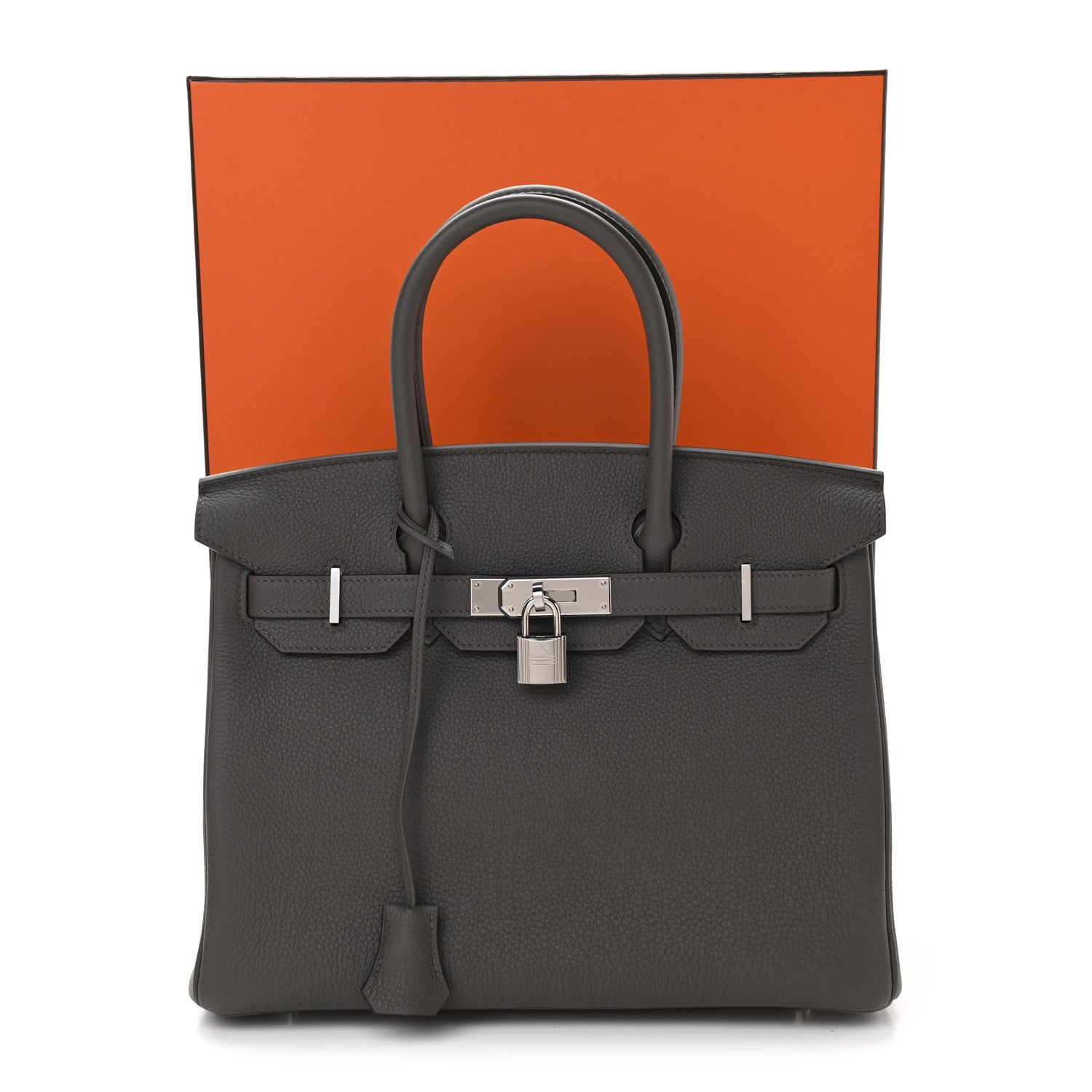 Hermes Togo Birkin 30 Etain 11 of 11