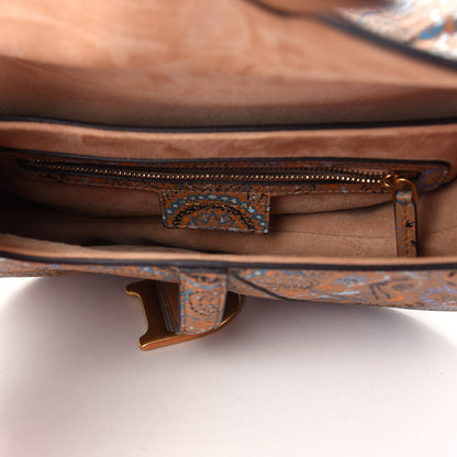 Christian Dior Calfskin Painted Saddle Bag 5 of 9