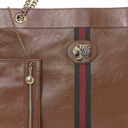 Gucci Calfskin Large Rajah Chain Tote Cuir 11 of 11