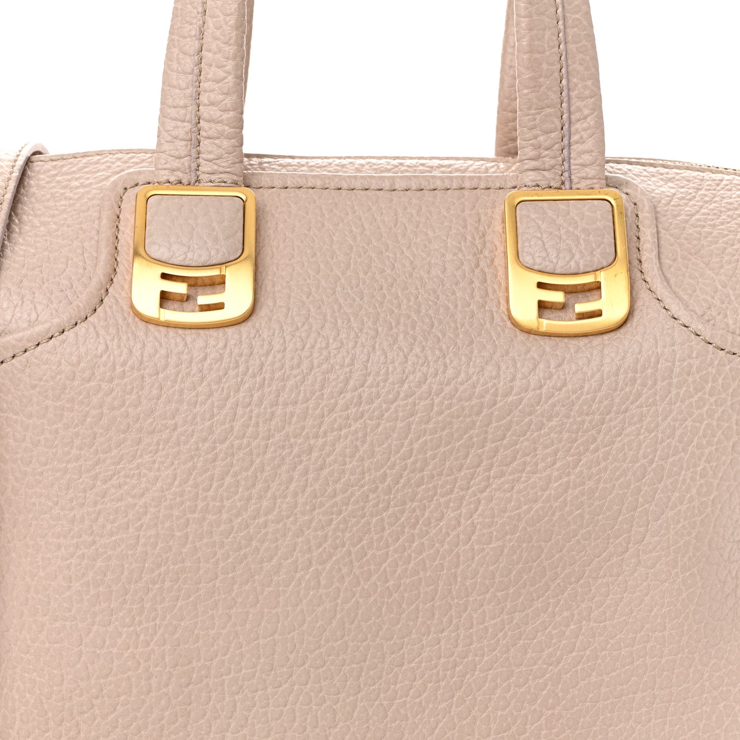 Pebbled Calfskin Small Chameleon Tote Cipria
