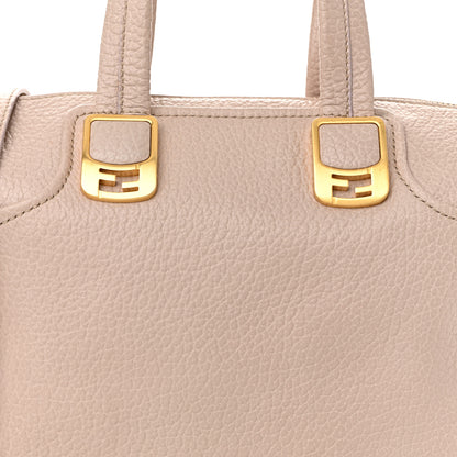Fendi Pebbled Calfskin Small Chameleon Tote Cipria 8 of 13