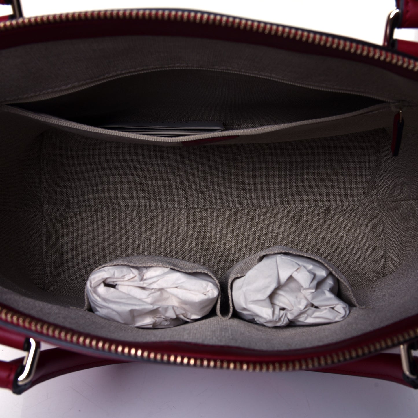 Soft Microguccissima Dome Satchel Red