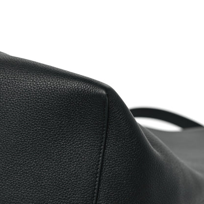 The Row Grained Calfskin Medium N/S Hook Tote Black 11 of 11