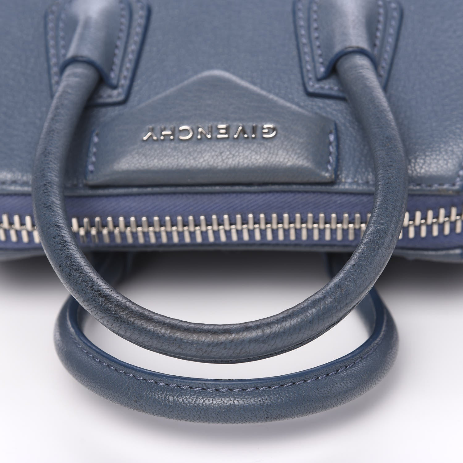 Givenchy Sugar Goatskin Mini Antigona Mineral Blue 13 of 13