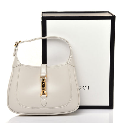 Gucci Boarded Dyana Lux Calfskin Mini Jackie 1961 Hobo Mystic White 11 of 13