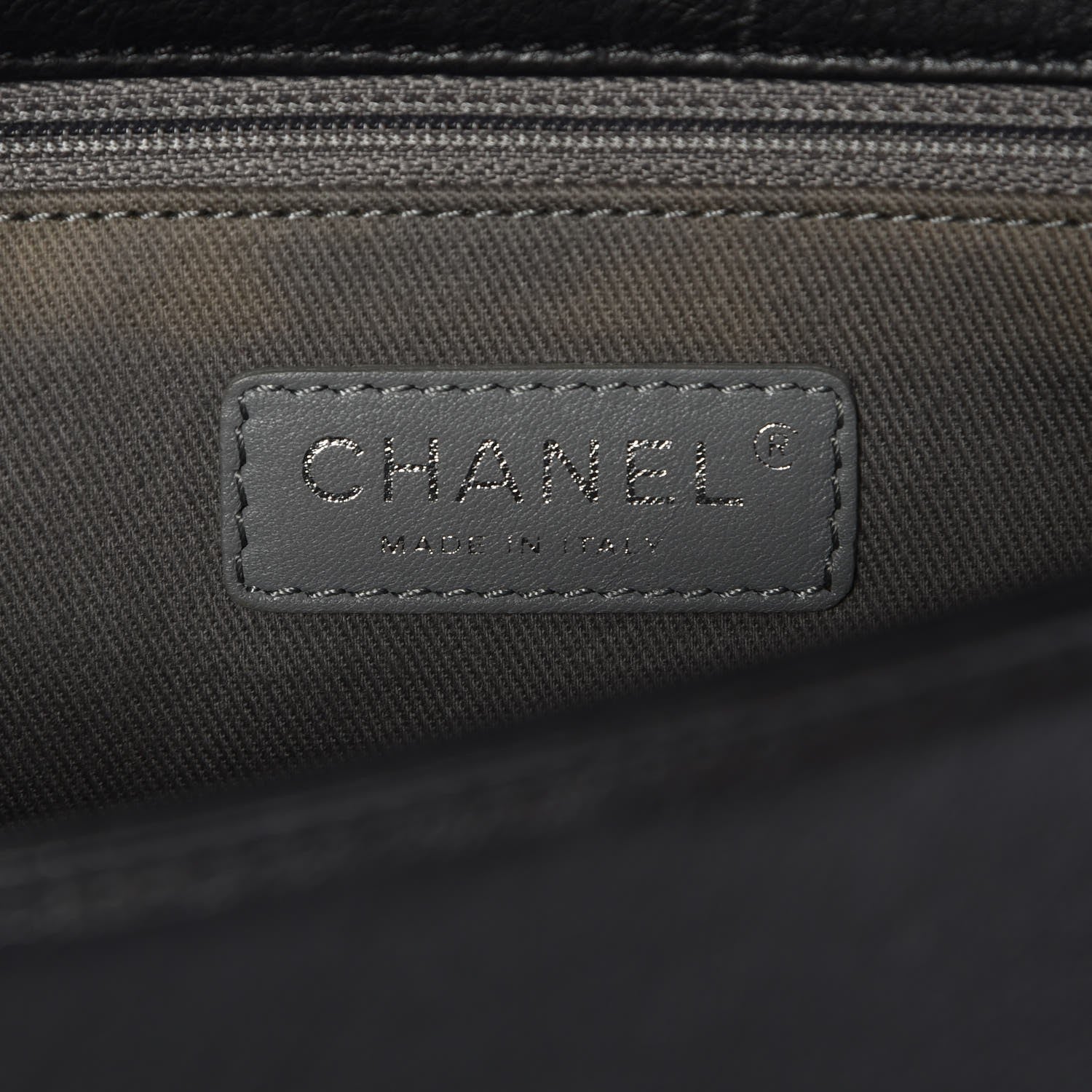 Chanel Patent Calfskin Quilted Medium Boy Flap Black 8 of 10