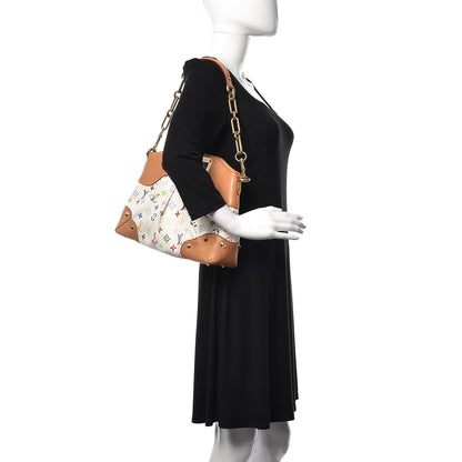 Louis Vuitton Monogram Multicolor Judy MM White 2 of 10