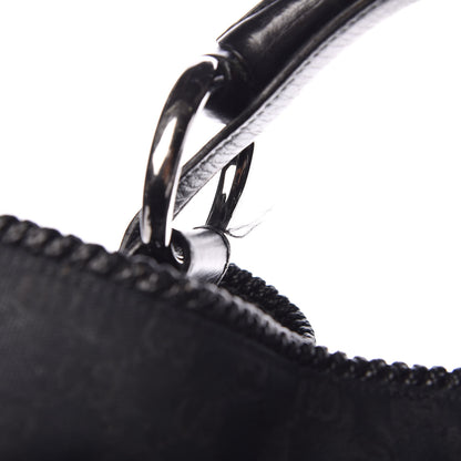 Gucci Monogram Large Horsebit Chain Hobo Black 8 of 13