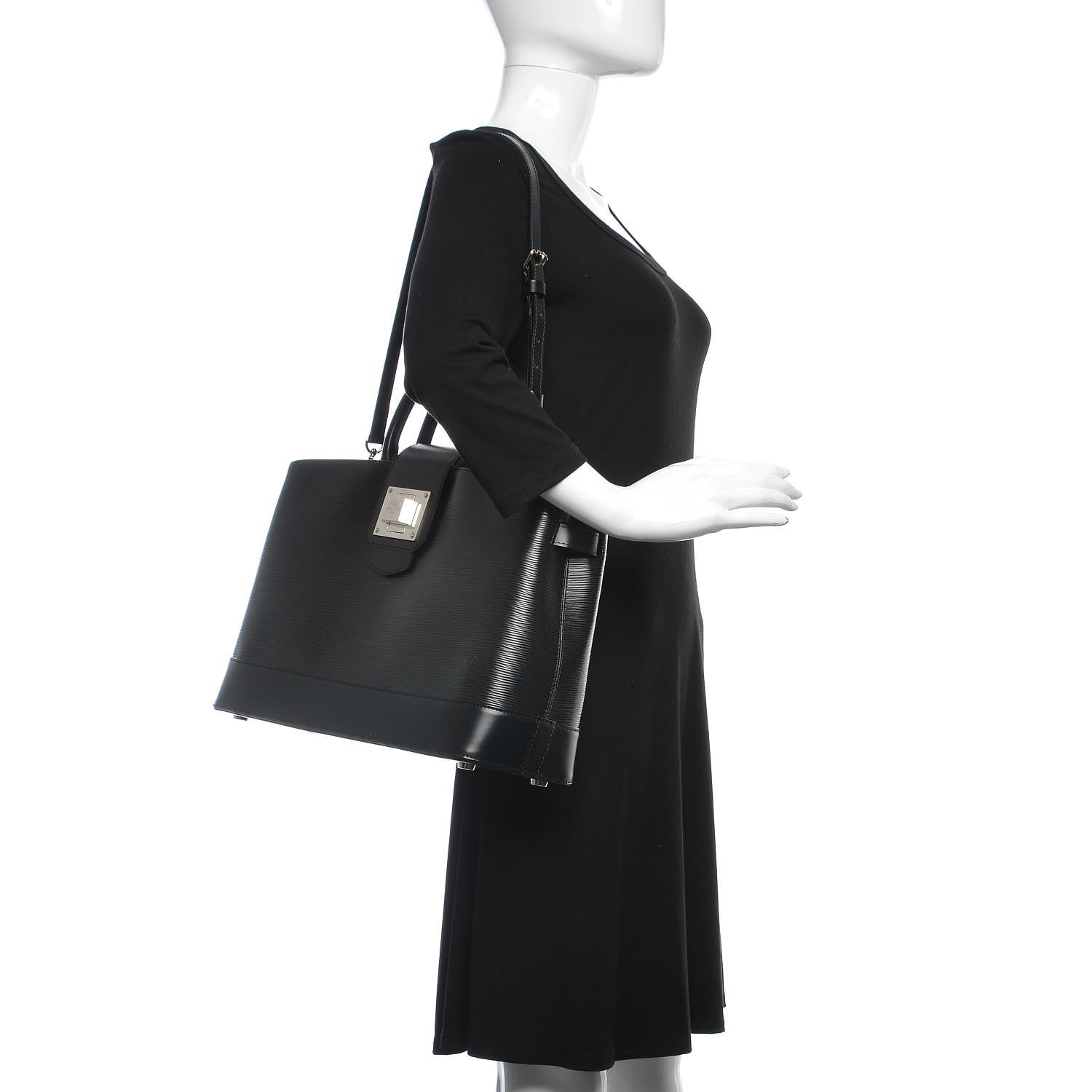 Louis Vuitton Epi Mirabeau GM Black 1 of 7