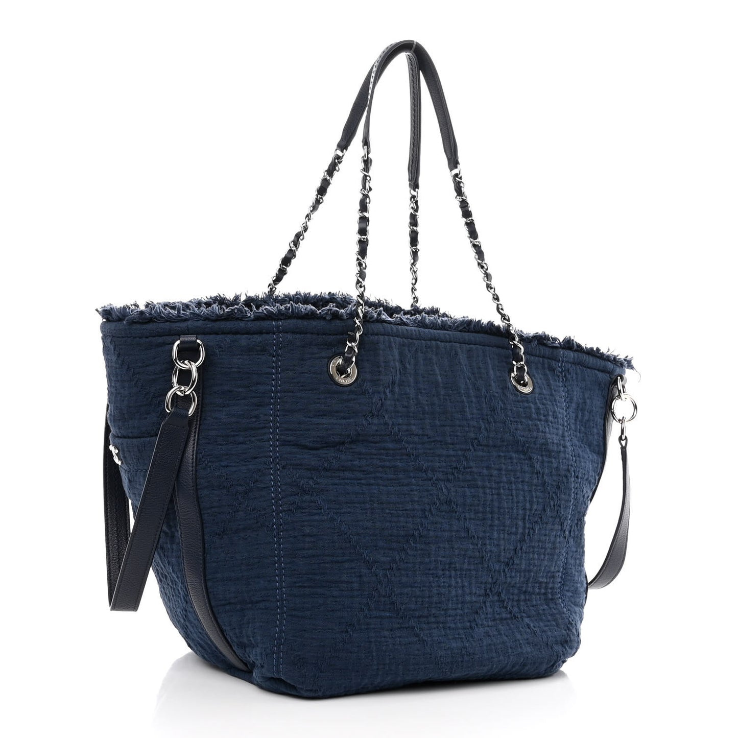 Canvas Small Double Face Tote Navy