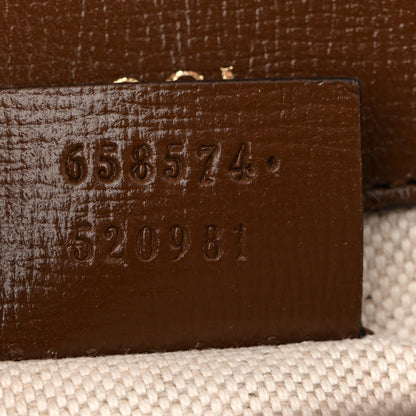 Gucci GG Supreme Monogram Web Mini Horsebit 1955 Shoulder Bag Beige Brown Sugar 7 of 10