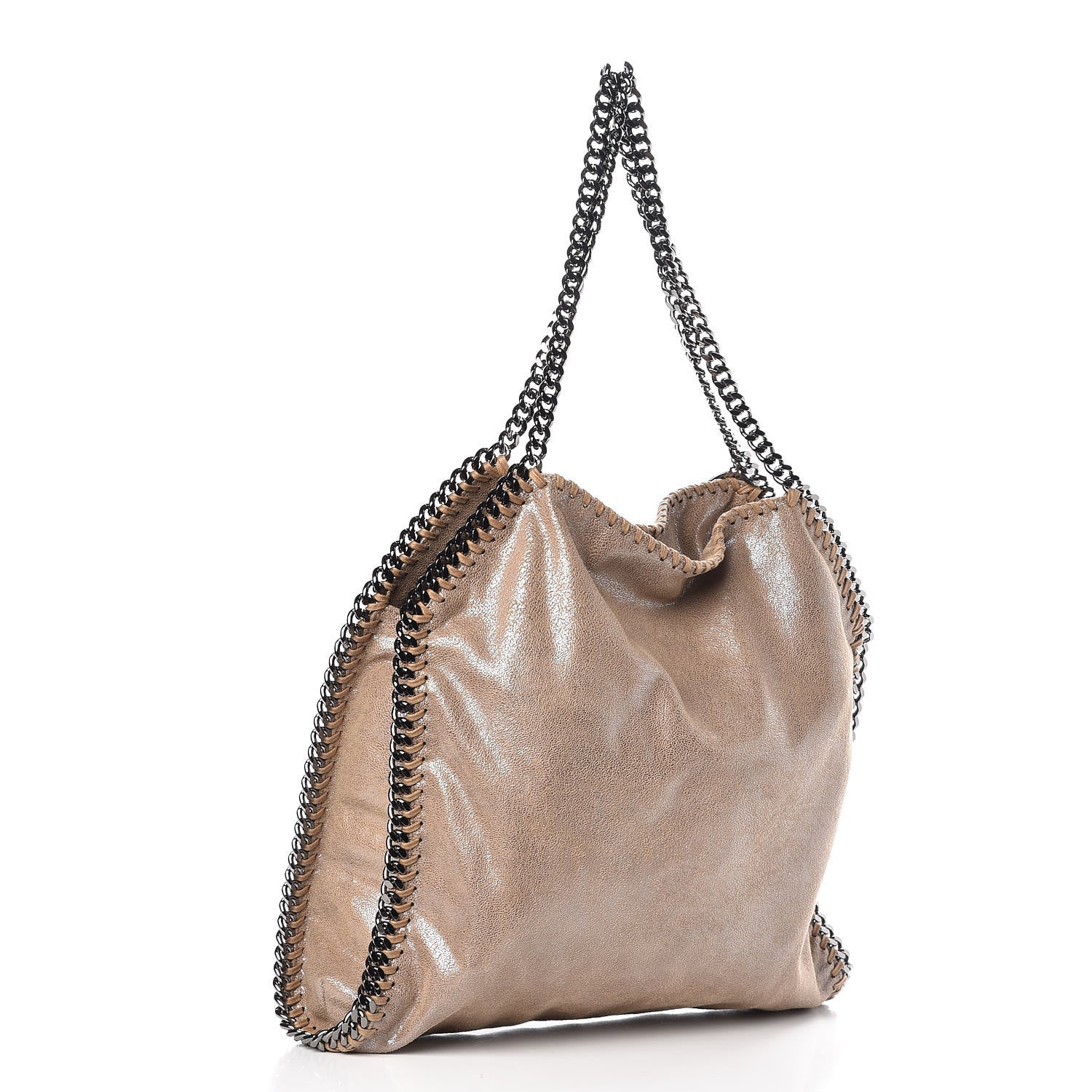 Stella McCartney Shaggy Deer Small Falabella Tote Taupe 3 of 10