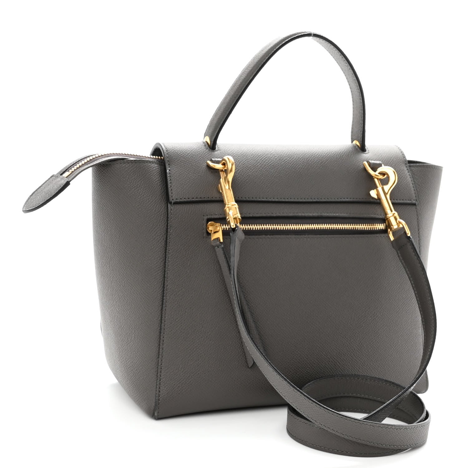 Celine Baby Grained Calfskin Micro Belt Bag Grey 3 of 11