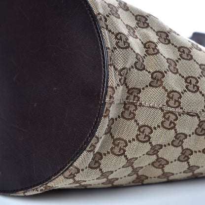 Gucci Monogram Bucket Bag Brown 7 of 15