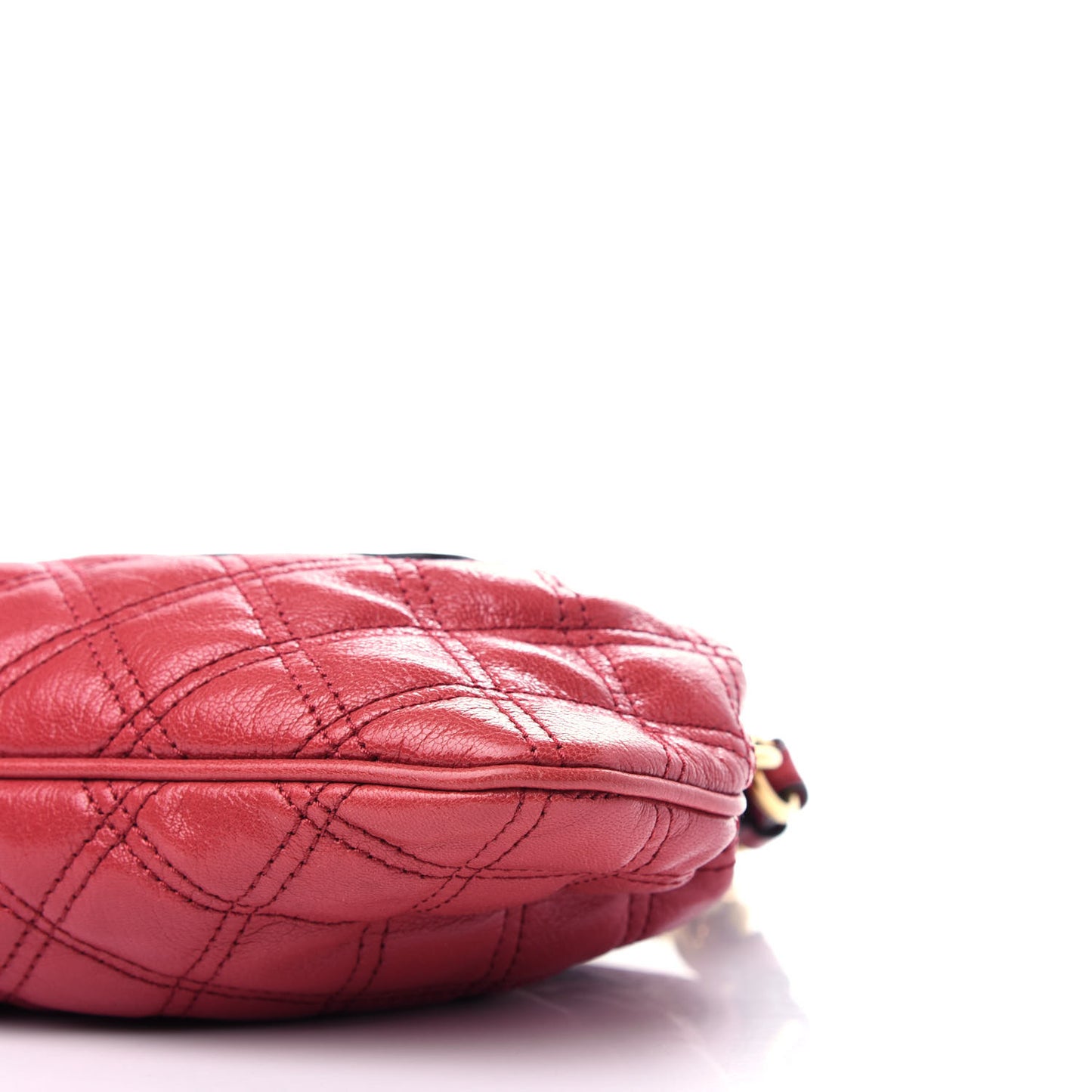 Calfskin Quilted Little Stam Pink