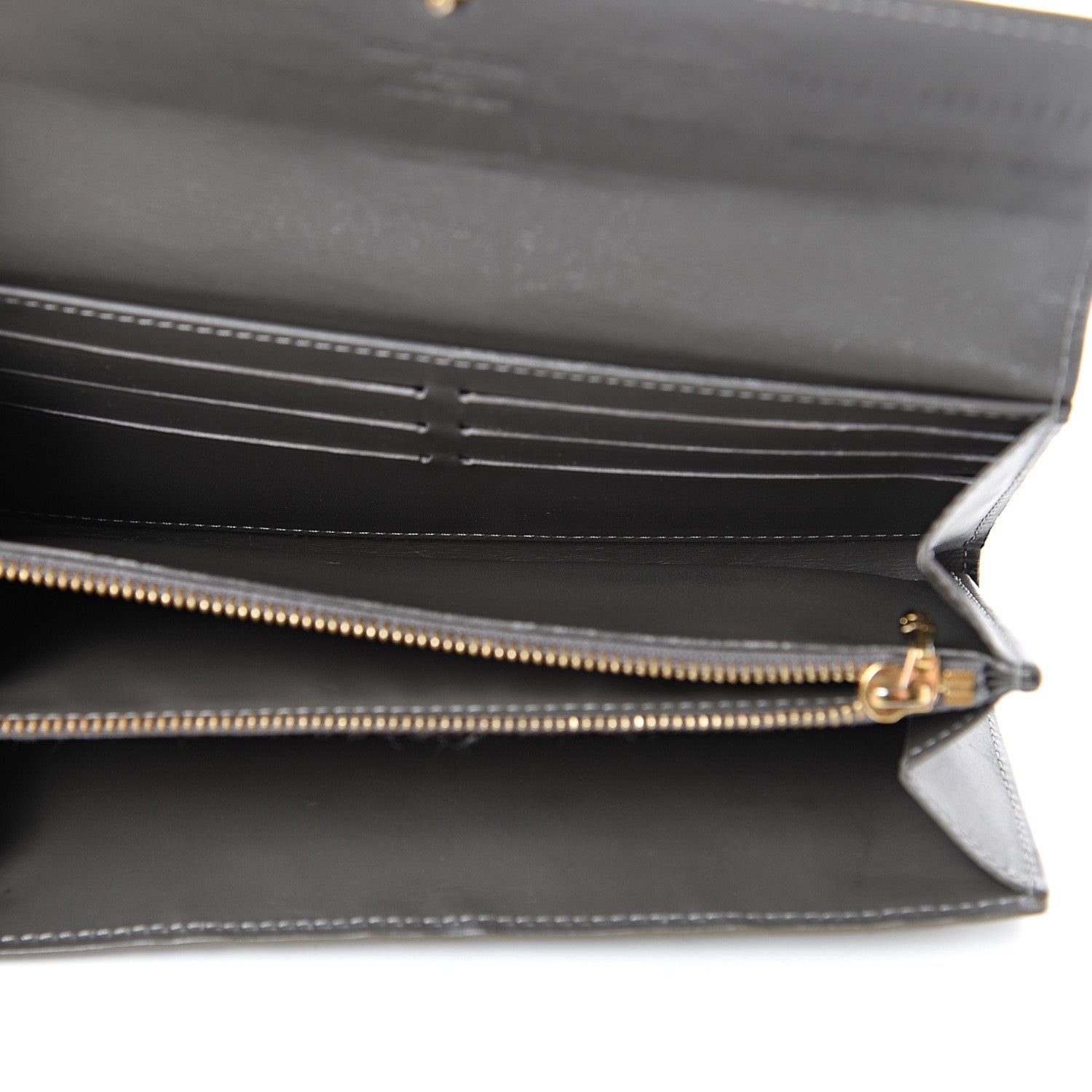Louis Vuitton Vernis Sarah Wallet Gris Art Deco 4 of 16